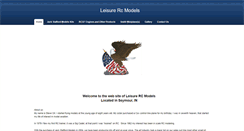 Desktop Screenshot of leisurercmodels.com